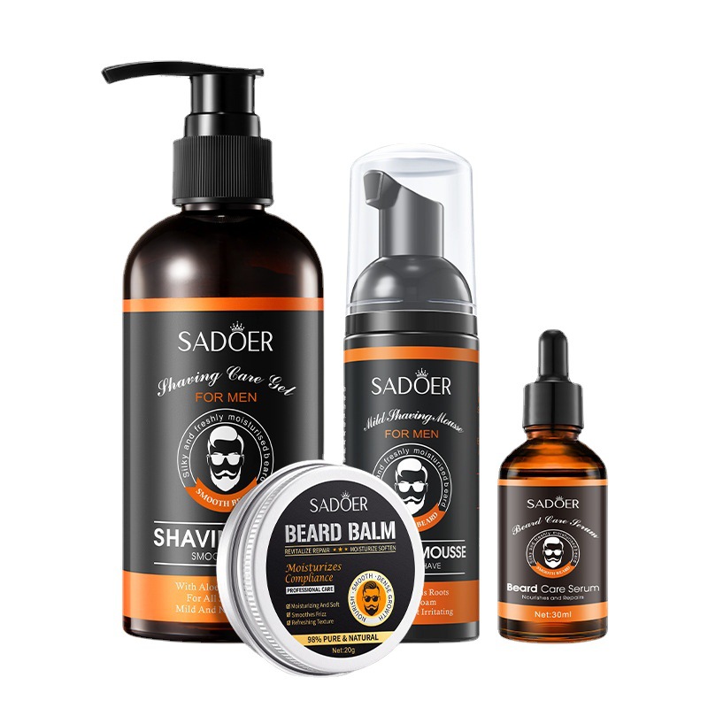 Beard Oil Growth - Zestaw do wzrostu brody dla mężczyzn,