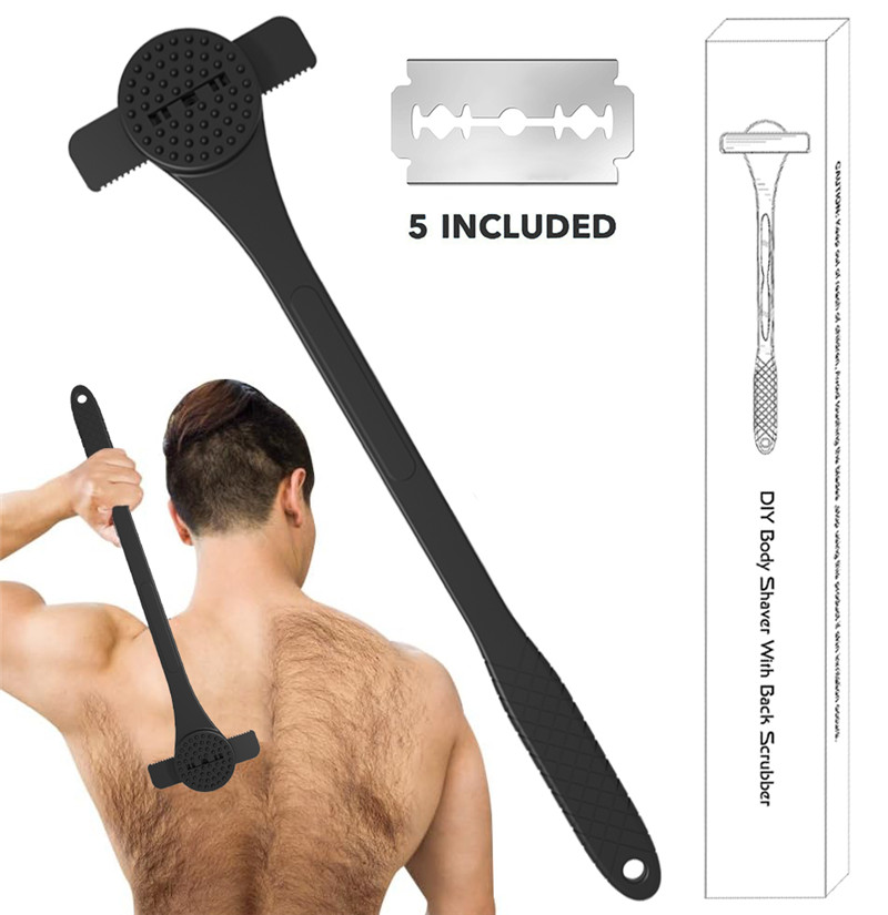 Men'S Grooming Hair Removal - Elastyczna golarka do pleców z długą