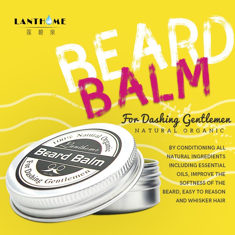 Beard Oil Growth - Naturalny balsam do brody, wosk, olejek