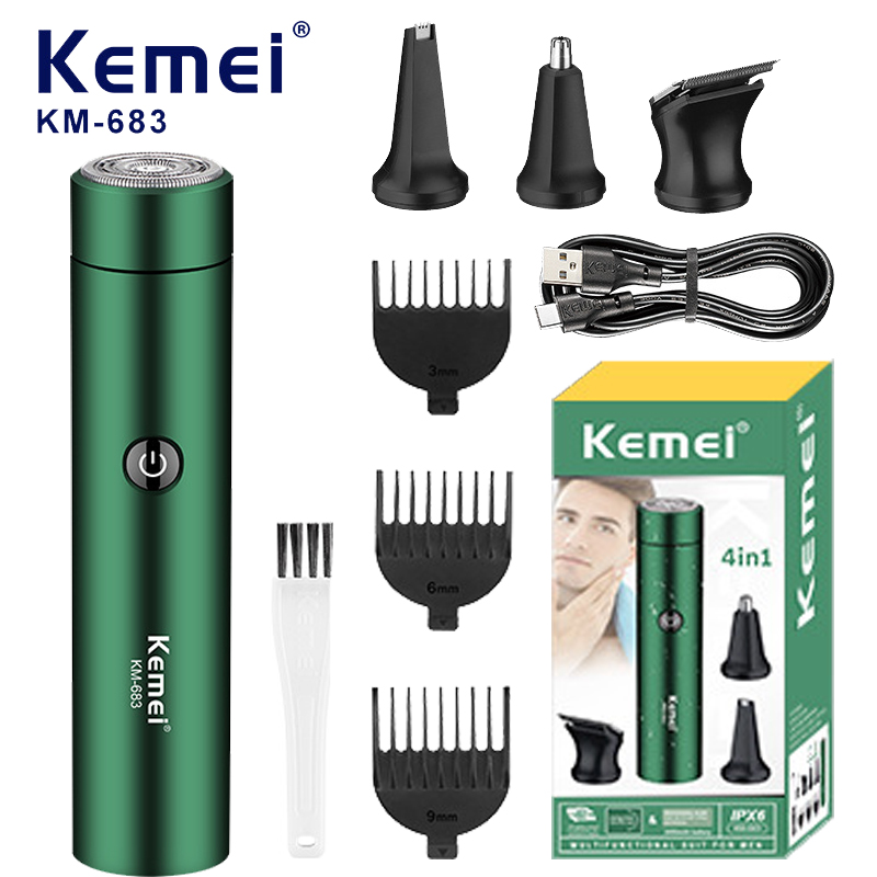 Men'S Grooming Nose Hair Trimmer - 4 in1 akumulator trymer do uszu