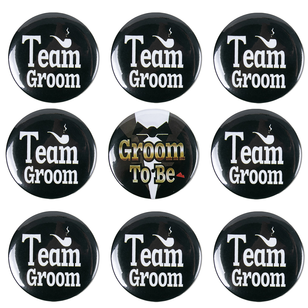 Men'S Grooming Gift Ideas - 1-12 sztuk wieczór kawalerski przypinki na