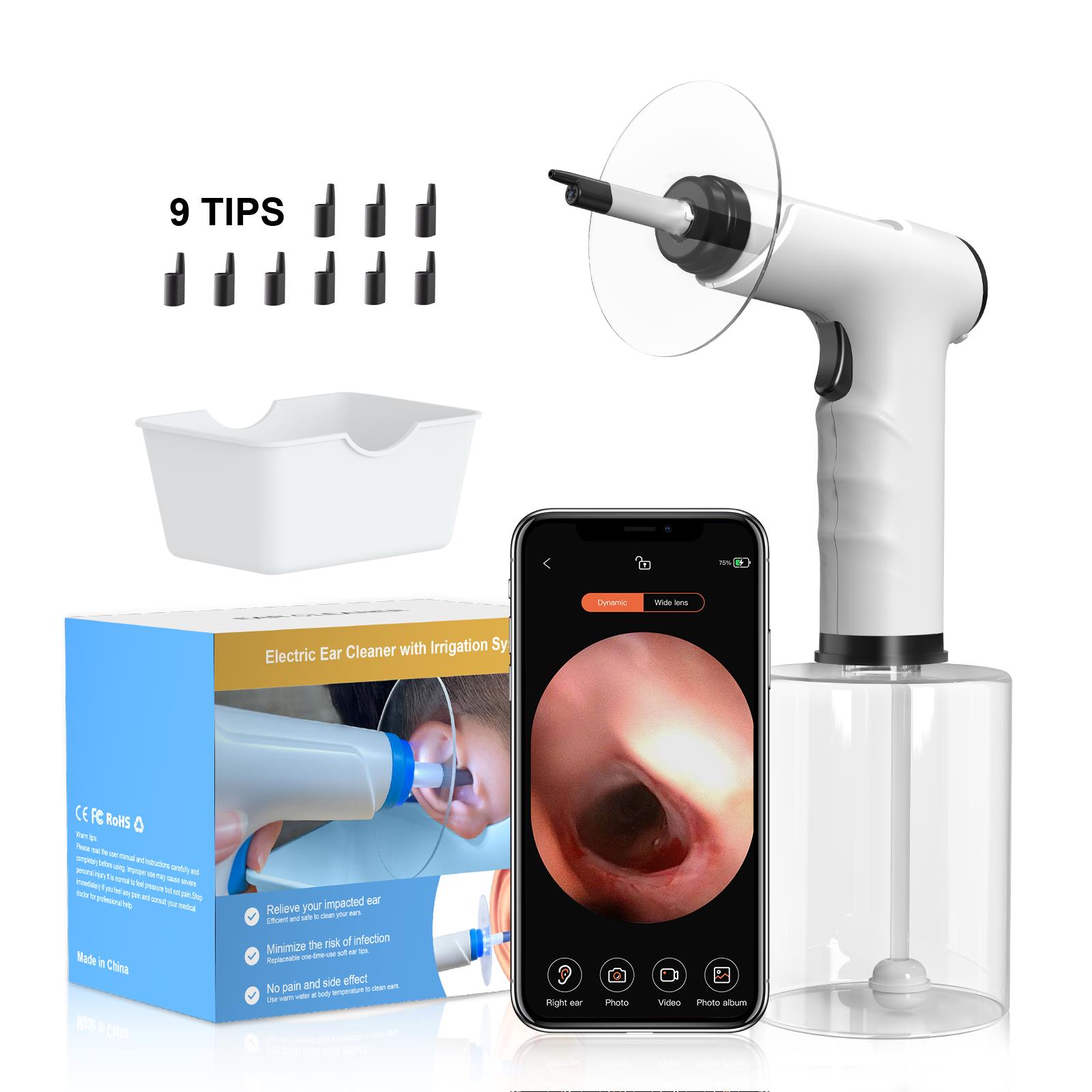 Ear Wax Remover - Przenośne urządzenie do czyszczenia uszu z