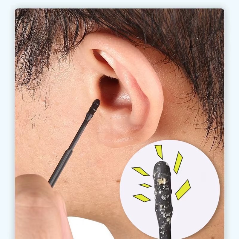 Ear Wax Remover - 20 szt. Jednorazowy samoprzylepny kij do