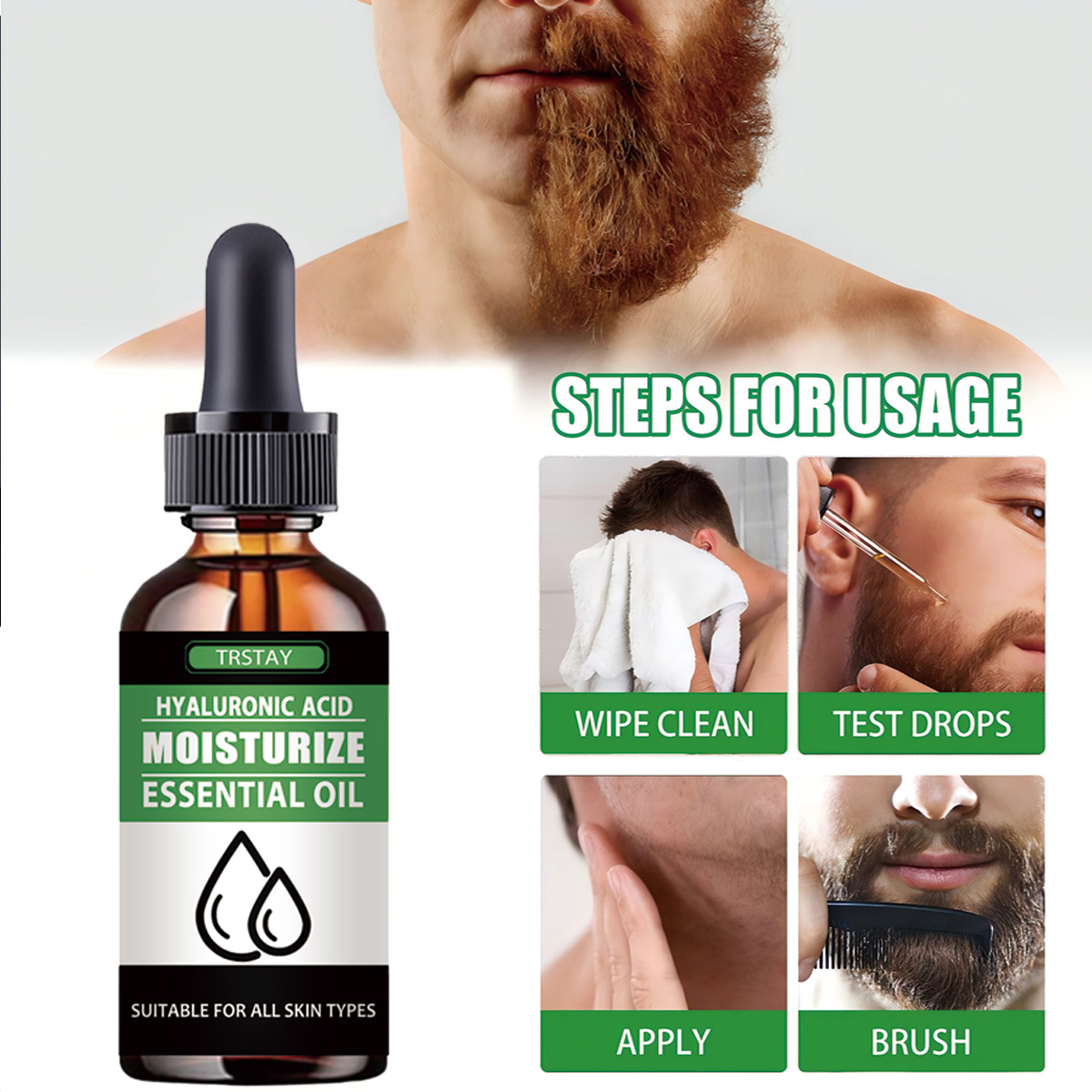 100% naturalny przyspieszający – Beard Oil Growth recenzja i cena