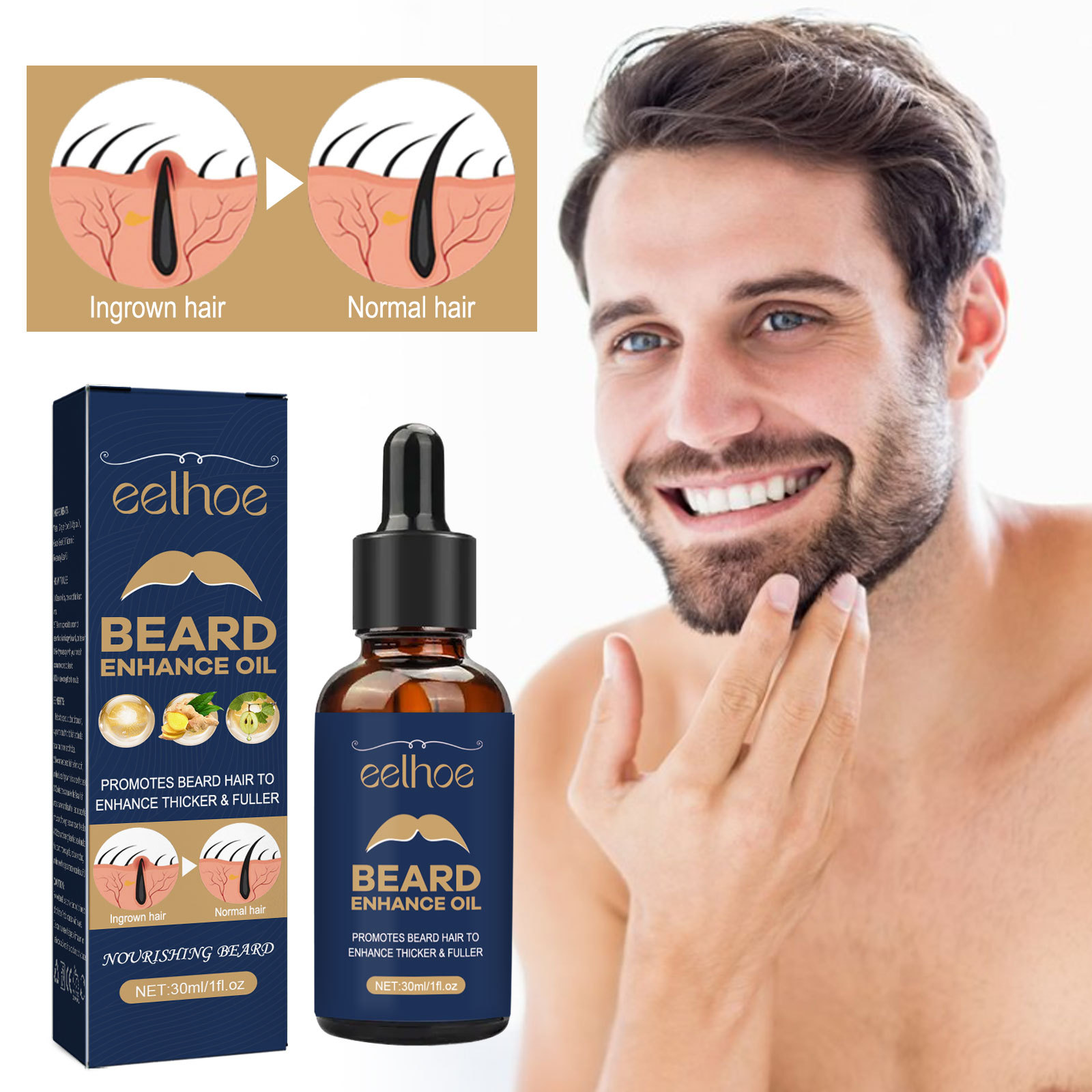 Olejek na porost brody dla męż – Beard Oil Growth recenzja i cena