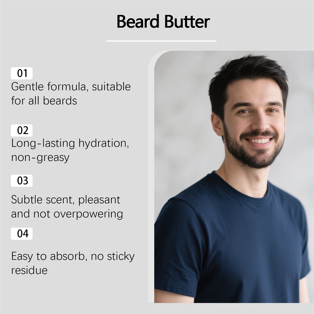 Krem do brody z masłem shea i  – Beard Oil Growth recenzja i cena