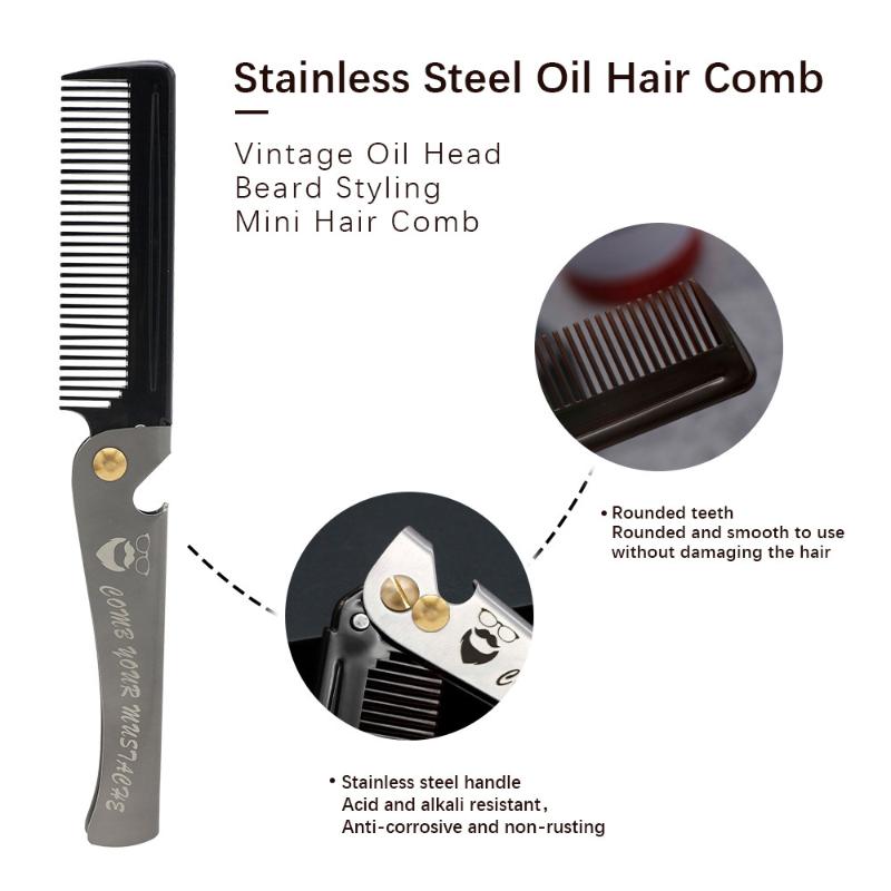 Składany męski grzebień do sty – Men'S Grooming Daily recenzja i cena