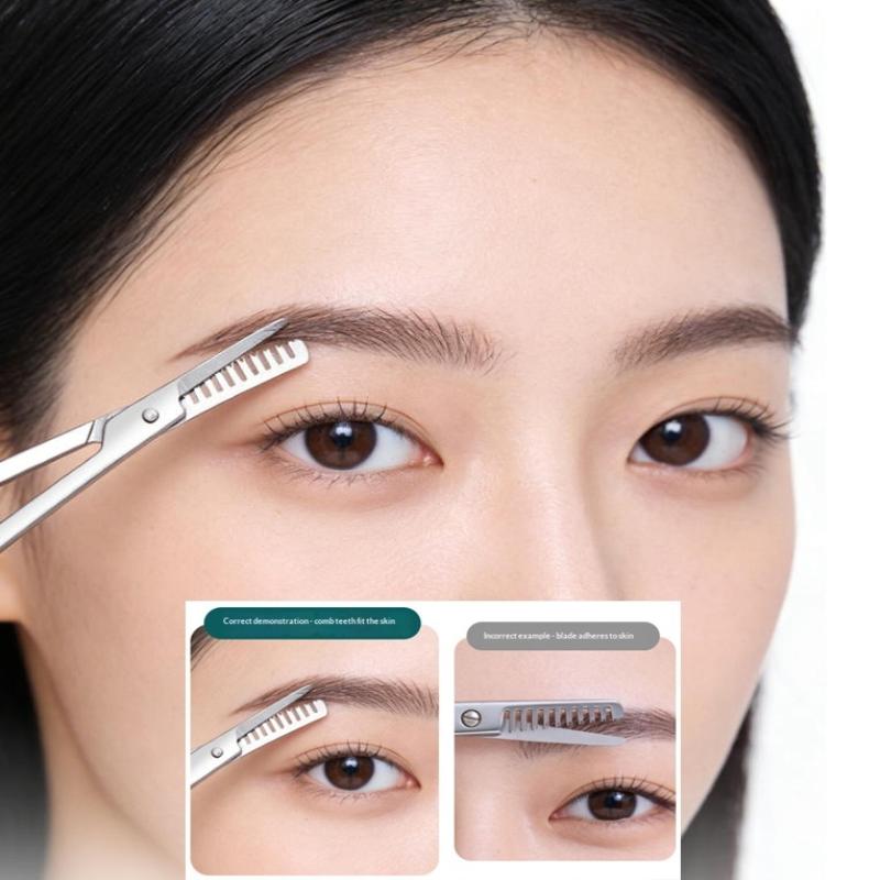 1 szt. Nożyczki do brwi ze sta – Men'S Grooming Hair Removal recenzja i cena