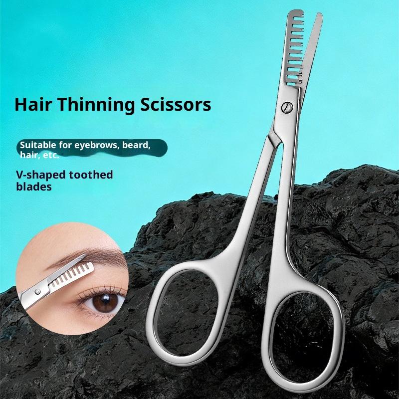 1 szt. Nożyczki do brwi ze sta – Men'S Grooming Hair Removal recenzja i cena