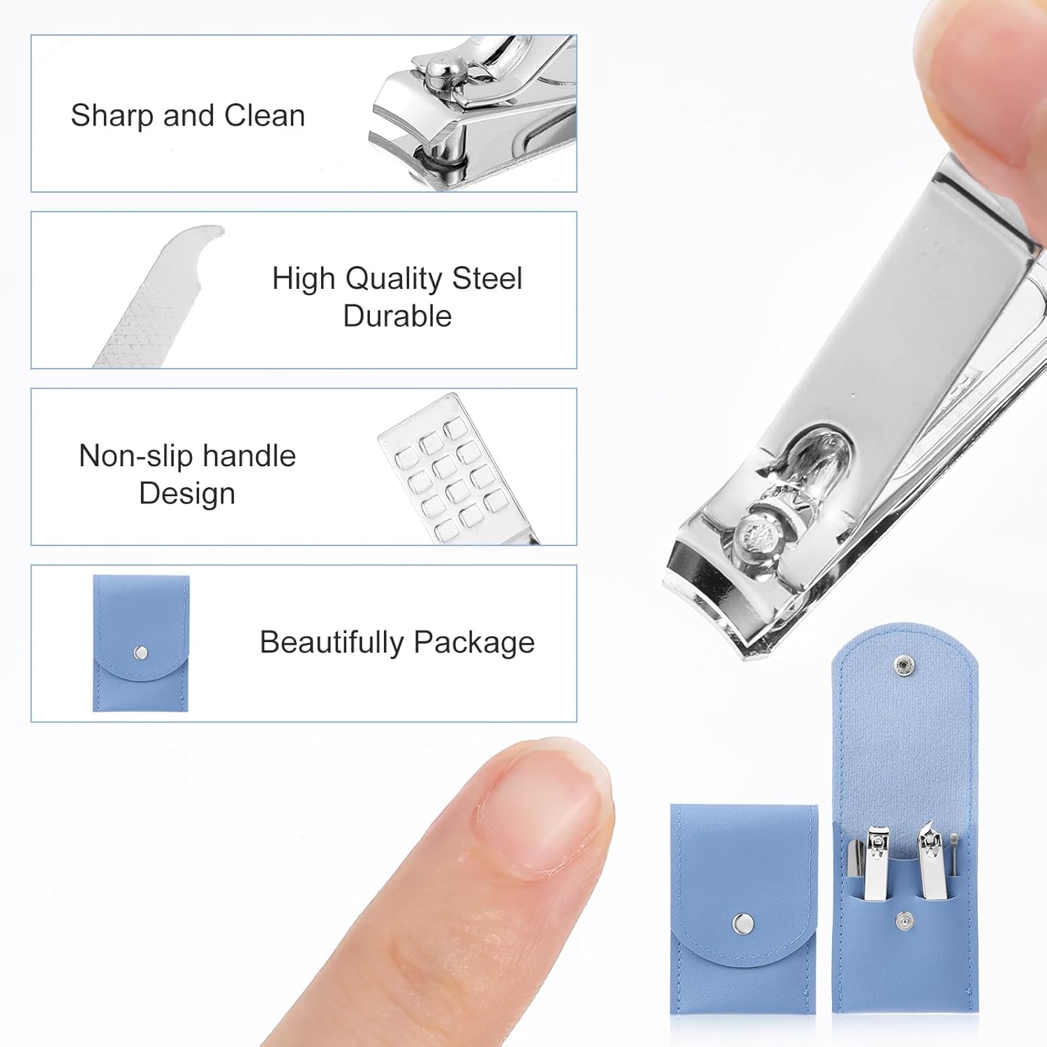 4-częściowy zestaw obcinaczy d – Men'S Grooming Fingernails recenzja i cena