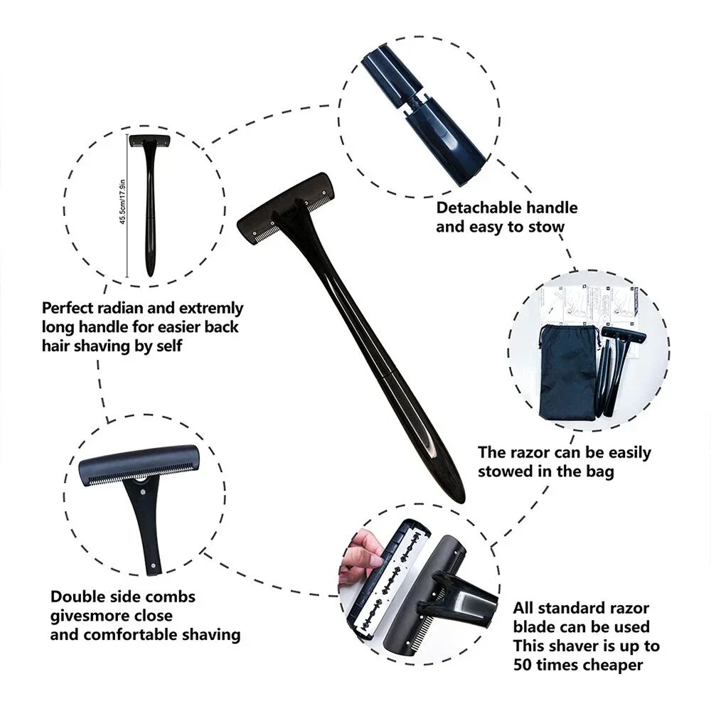 Długa maszynka do golenia plec – Men'S Grooming Hair Removal recenzja i cena